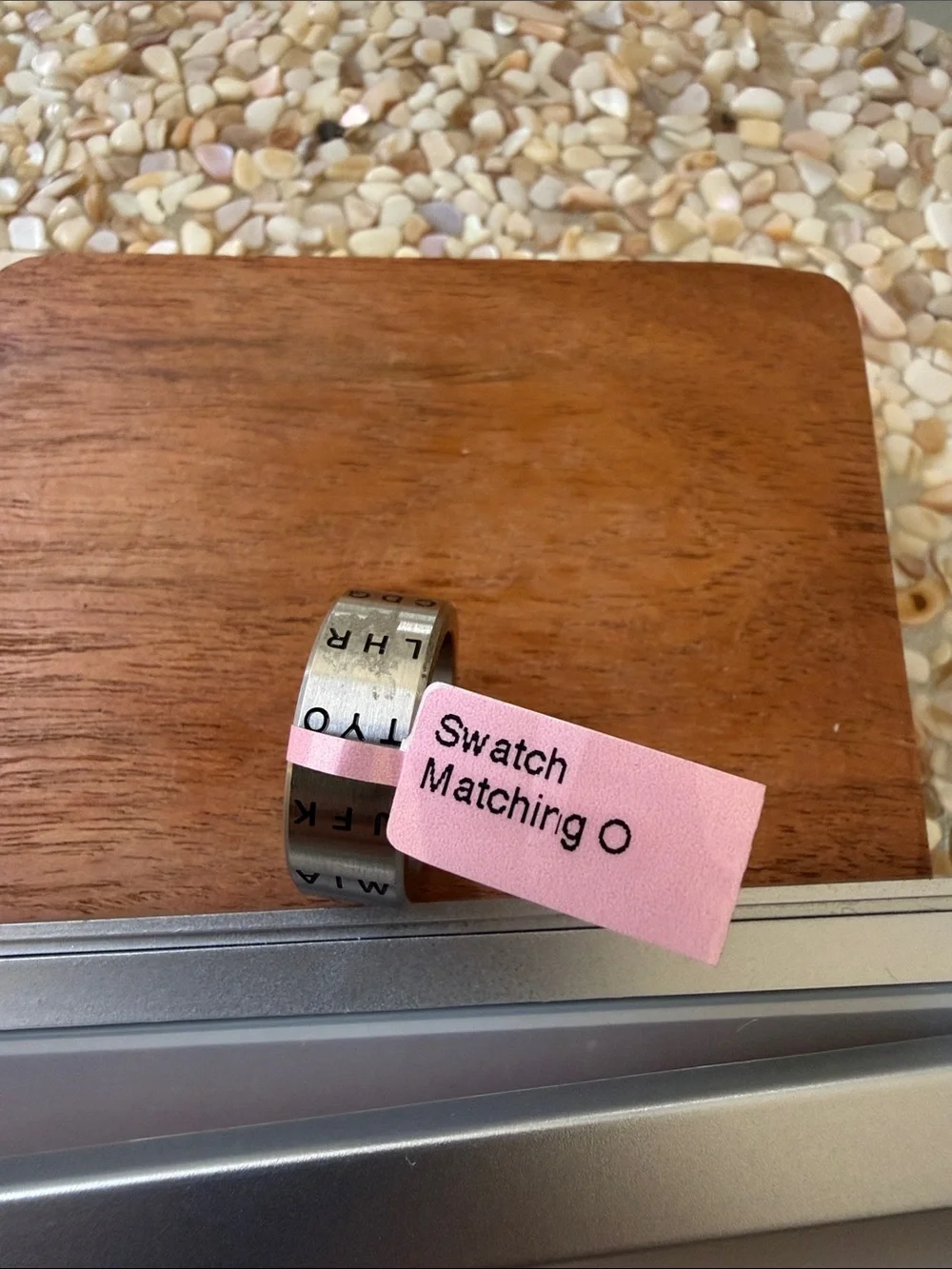 Swatch Silver Unisex Band Ring